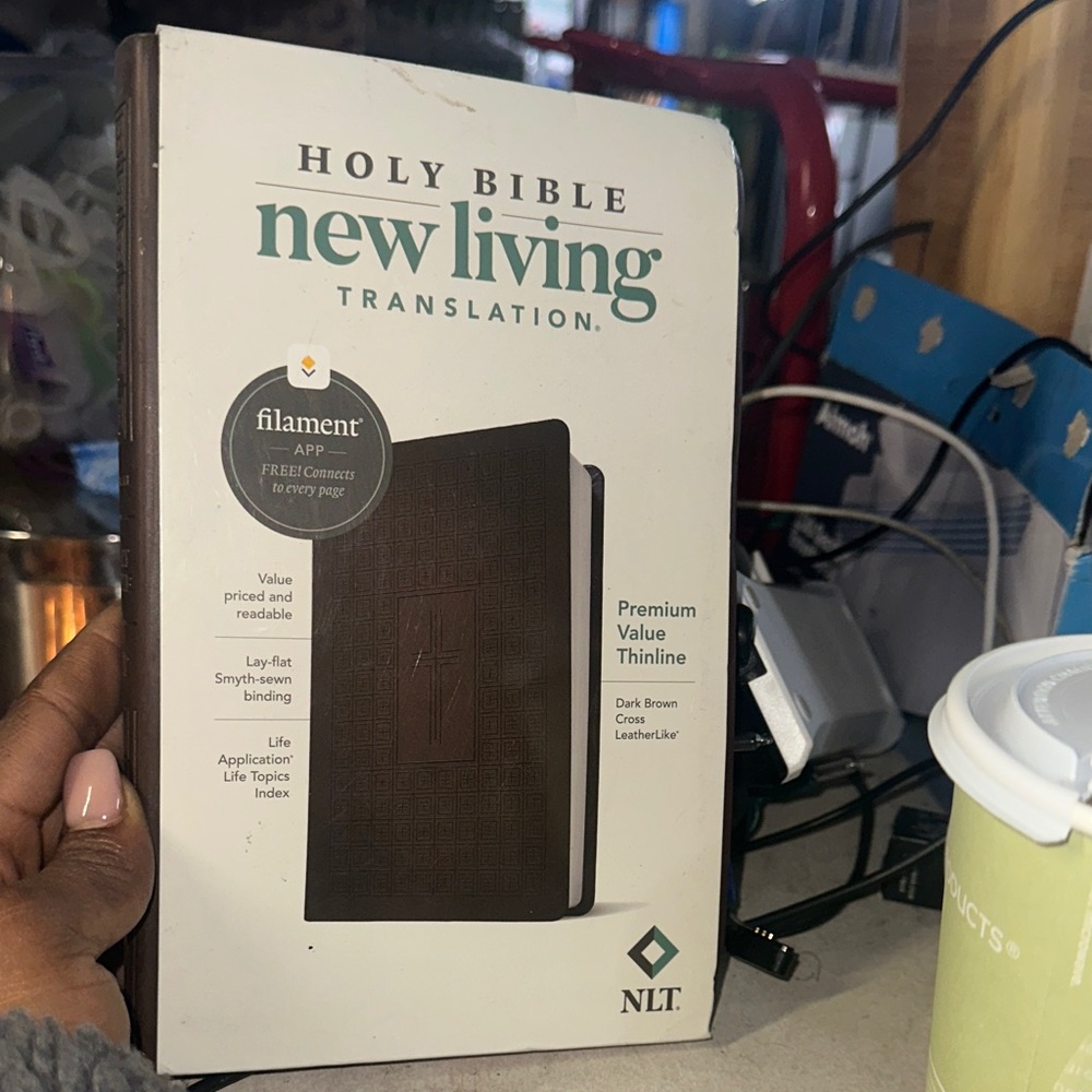 Dark Brown LeatherLike Bible